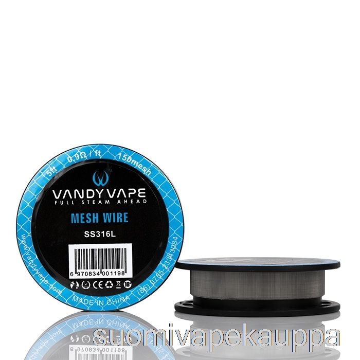 Vape Box Vandy Vape Mesh Lankakelat - 5 Jalkaa 0,9 Ohm 150 Mesh Ss316l